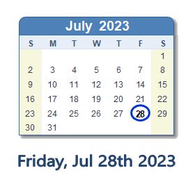 28 July 2023 2300615 .